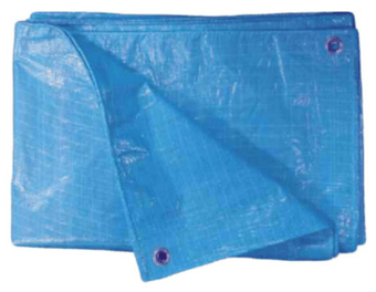 picture of Durable Tarpaulin Blue 6ft x 4ft - [CI-TB14L]