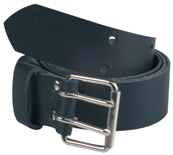 picture of Solidur Black Leather Belt - [SEV-ACCEIN]