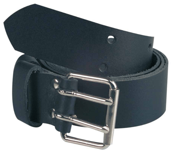 picture of Solidur Black Leather Belt - [SEV-ACCEIN]