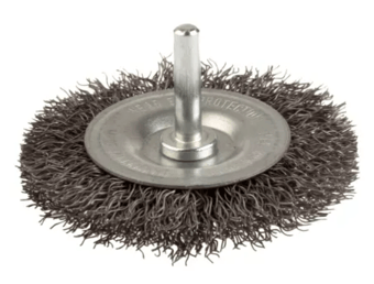 picture of Lessmann DIY Wheel Brush 75 x 10mm - 0.30 Steel Wire - [TB-LES41013307]