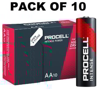 picture of Procell - Intense Power AA 1.5V Batteries - Pack of 10 - [BRH-AAINTB10]