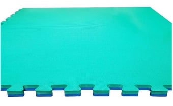 Picture of Anti-Fatigue EVA Soft Mat  - Blue/Green - 1000 x 1000mm - [WWM-52200-10010020-BGNA] - (LP)