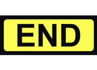 Picture of Spectrum 675 x 275mm Temporary Sign - End - [SCXO-CI-14008]