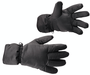 picture of Portwest GL10 Fur Lined Waterproof Black Ski Gloves - Pair - [PW-GL10BKR] - (DISC-R)