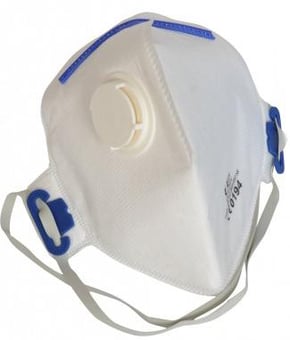 Picture of Ultimate Valved Fold Flat Disposable FFP2 Mask - Pack of 10 - [UC-UCF-P2V]