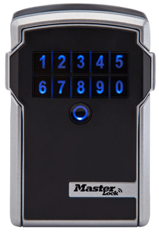 Picture of Master Lock Wall Mount Select Access Bluetooth & Electronic Key Safe - Black - [MA-5441EUREC]