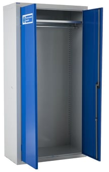 Picture of QMP PPE Clothing Cupboard - 1 Shelf & Hanging Rail - 1800H x 900W x 460D mm - [QM-CR1890461BXX]
