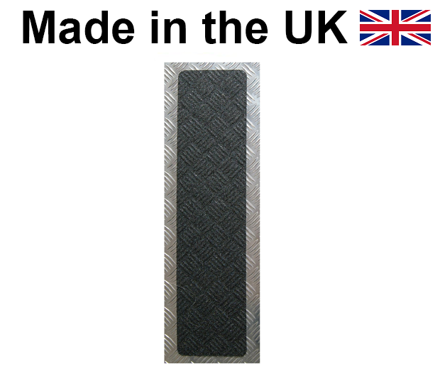 Black Conformable Grip Anti-Slip Self Adhesive 610mm x 150mm Pads - Sold Individually - [HE-H3406N]