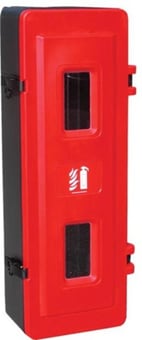 Picture of Fire Box - Front Loader Fire Box - Truck or Wall Mounting - For Most 9-12 kg Extinguishers - [JO-JBXE83] - (HP)