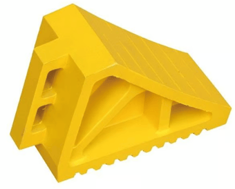Picture of Way4Now - Rubber Yellow 10 Tonnes Wheel Chock - Box Deal of 8 - [IH-SHU-D-10TH-TY] - (MP)
