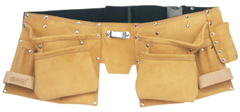 picture of Draper - Split Suede Leather Double Stitched Pouch Tool Belt - [DO-72921]