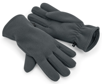 picture of Beechfield Recycled Fleece Steel Grey Gloves - Pair - BT-B298R-STG