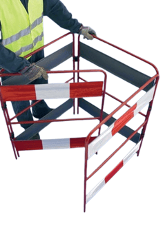 picture of Quazarguard Folding Barrier - [QZ-3SIDE.750.QG]