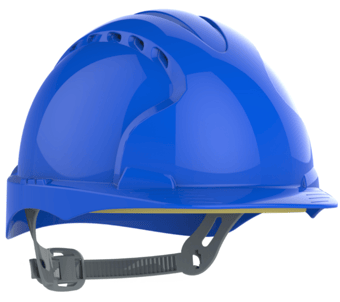picture of JSP EVO2 Slip Ratchet Safety Helmet - Vented - Blue -  [JS-AJF030-000-500]
