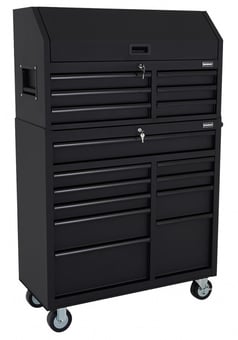 picture of BiGDUG Professional 41" Tool Chest Set - 1665h x 1122w x 458d mm - [BDU-BDTCS4116MBK] - (LP)