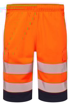 picture of Supertouch Essentials Hi-Vis Eco CottonCool Orange Shorts - ST-SHV-451D