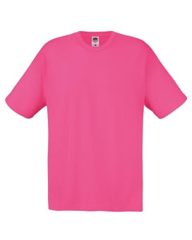 picture of Fruit Of The Loom Men's Fuchsia Pink Original T-Shirt - BT-61082-FCH