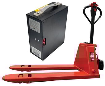 picture of Elite Full Electric Rechargeable Battery Pallet Truck c/w Extra Battery - [HC-E2000PTEPEB]