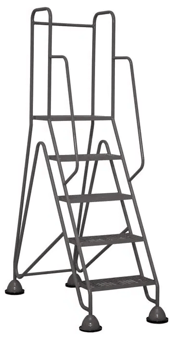 picture of Slingsby Multi Glide Premium Platform Steps - 5 Treads - Grey - [SLB-434899] - (LP)