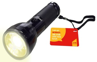 picture of Amtech 3W COB LED Aluminium Torch - [DK-S1663]