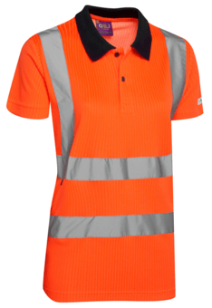 picture of Lana Comfort EcoViz PB Women's Polo Shirt Orange - LE-PL01-O