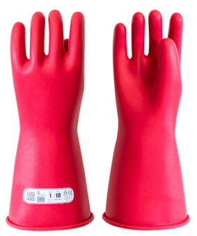 picture of CATU CG-1 Insulating Latex Dielectric Safety Electrician's Gloves - 7500 V - Class 1 - 360mm - BD-CG-1