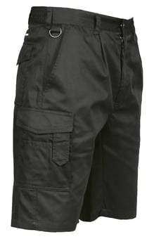 picture of Portwest - Combat Shorts - Multipocket Workwear - Black - PW-S790BKR