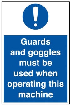 picture of Eye Protection Sign - 200 x 300Hmm - Rigid Plastic - [AS-MA81-RP] 
