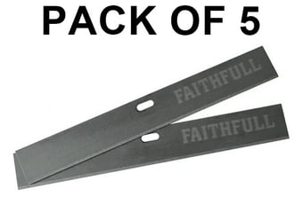 picture of Faithfull 4" Long Handled Scraper Replacement Blades - Pack of 5 - [SH-B006644]