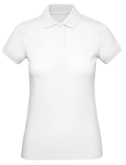 picture of B&C Women's Organic Inspire Polo - White - BT-PW440-WHT