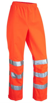 picture of Hannaford Class 2 Breathable Ladies Orange Overtrouser - LE-LL02-O