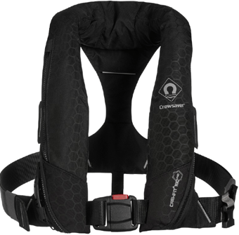 Picture of Crewsaver Crewfit+ 180N Pro Single Automatic Lifejacket - Black - [CW-9730BKAP]