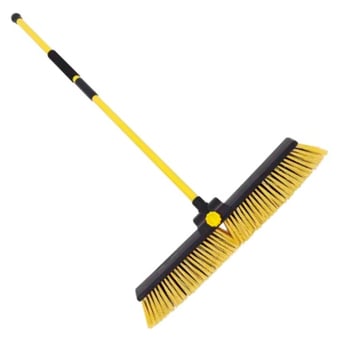 picture of Bulldozer Telescopic Heavy-duty Broom - 609mm/24 Inch - [TB-BDZ162Y]