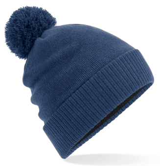 Picture of Beechfield Water Repellent Thermal Snowstar Beanie - Steel Blue - [BT-B502-STB]