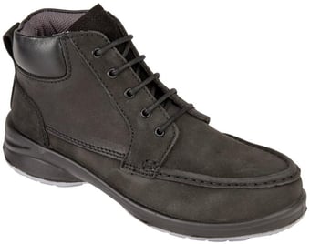 picture of Ladies Black Star Safety S1P Boot With Midsole - [BR-2211]
