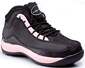 Lady Terrain Black Pink Hiker Boots SB SRA BN LT586BP