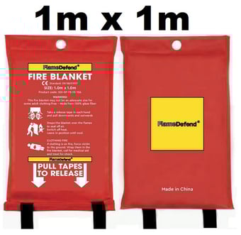 picture of FlameDefend - Fire Blanket In Soft Case - 1.m x 1.m - [SGI-GF-FB-10-10A]