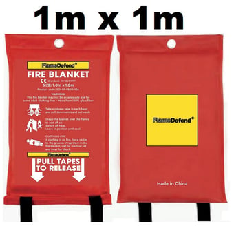 picture of FlameDefend - Fire Blanket In Soft Case - 1.m x 1.m - [SGI-GF-FB-10-10A]