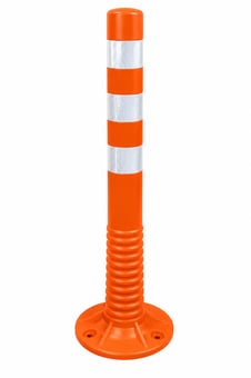 Picture of Way4Now - Orange Reflective Flexible Traffic Bollard - 750mm - SHU-D-75P-R6