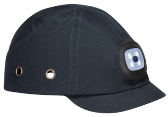 picture of Portwest PW29 USB Rechargeable LED Bump Cap Navy Blue - [PW-PW29NAR] - (DISC-R)
