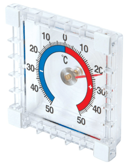 Picture of Silverline Indoor/Outdoor Stick-On Thermometer - [SI-985719]