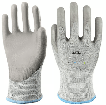 Picture of Cutzy Basic - Cut Resistant Level D - Safety Grey Gloves - Box Deal 120 Pairs - IH-CAS-CPE13003-WH2
