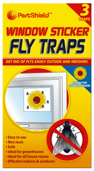 Picture of PestShield Window Sticker Fly Traps 3 Pack - [ON5-PRO1004A]