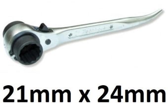 picture of Scaffold Ratchet  - 21mm x 24mm - [XE-K00070]