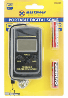 picture of Marksman 40kg Portable Digital Scale - Batteries Included - [PD-68083C]