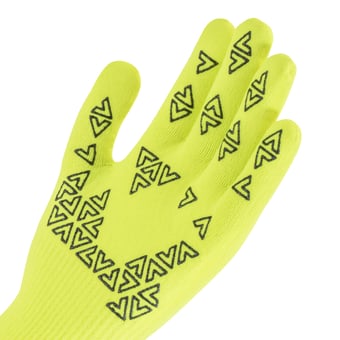 Picture of Sealskinz Amner Waterproof Ultra Grip Yellow Safety Gloves - SZ-121161701-701