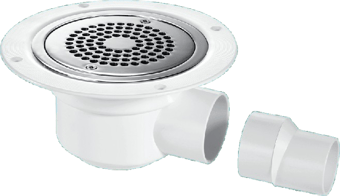 picture of McAlpine TSG50-ANTI/LIG 50mm Water Seal Trapped Gully - Polished Stainless Steel - [MLP-K13513] - (LP)