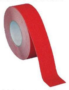 Picture of Red Anti-Slip Self Adhesive Tape - 25mm x 18.3m - [EM-0777RD50X18]