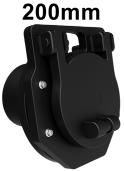 picture of Fernco Spigot Mounted Flap Valve - 200mm - [FRN-FVS200]