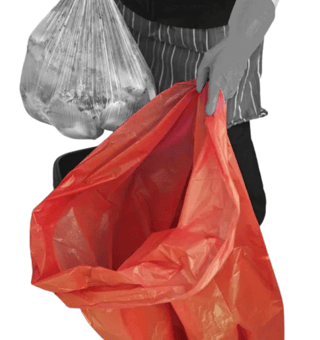 Picture of Polyco Heavy Duty Sacks in a Pack Red - 90 Litres - [BM-BCOL/R]